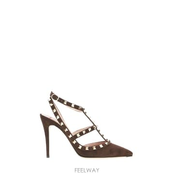 [W63]발렌티노 가라바니 9W2S0393CVB 0TO 여성 하이힐 펌프스 슬링백 SCARPE CON TAC