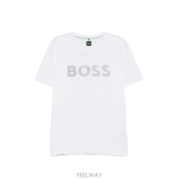 26 FW 보스 로고 프린트 티셔츠 50564512 TP458386616