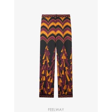 26 FW PUCCI 바이아데라 프린트 실크 팬츠 6URT106U841 TP459469165