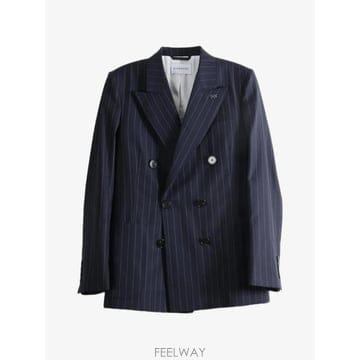 26 FW 지방시 울 더블 브레스티드 스트라이프 재킷 BW30QW16UQ TP455452785