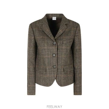26 FW 아스페시 체크 패턴 싱글 브레스티드 재킷 0972G829 TP458942842