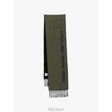 26 FW 펜디 로고 프린트 프린지 스카프 FXS412B1VJ TP459724422