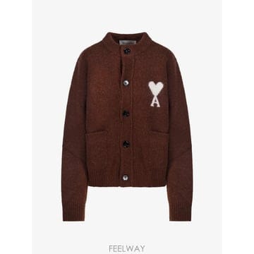 26 FW 아미 아미 드 쾨흐 알파카 가디건 UKC366KN0135 TP459083660