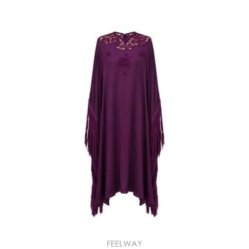 26 FW 셀프포트레이트 프린지 카프탄 AW26036XAPU TP459079915