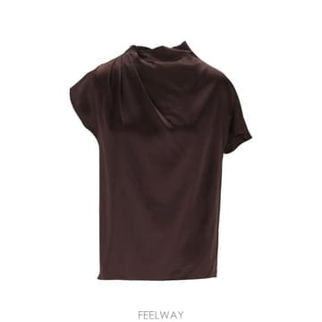 26 FW 스타우드 다비나 드레이프 실크 혼방 탑 R26F1147SN TP459173263