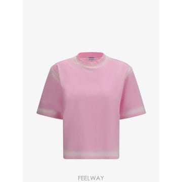 26 FW 오프화이트 스프레이 오프 스탬프 박시 티셔츠 2AA124S26JER007W663 TP4547026