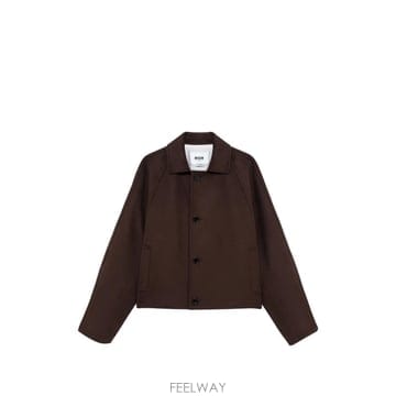 26 FW 엠에스지엠 래글런 소매 버튼 업 재킷 4140MH01267602 TP458144056