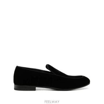 Armani 26 FW ���������Ƹ����� embroidered logo detail loafers X2A373XM649A026 FW ���������Ƹ����� embroidered logo detail loafers