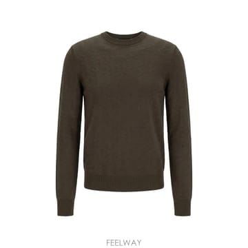 26 FW 보스 셰브런 패턴 크루 넥 스웨터 50565526 TP458940758