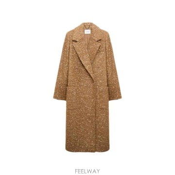 26 FW Dorothee Schumacher 더블 브레스티드 트위드 코트 263646401 TP458143