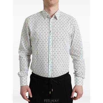 26 FW 돌체앤가바나 골드톤 버티컬 스트라이프 셔츠 TSH84689 TP459140335