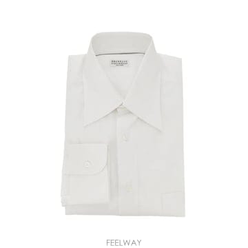 26 FW 브루넬로 쿠치넬리 스프레드 칼라 버튼 셔츠 MBUC40621C159 TP459140106