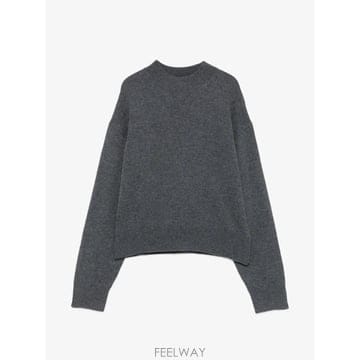 26 FW PINKO 하이 넥 드롭 숄더 스웨터 107205A3G1 TP459462098