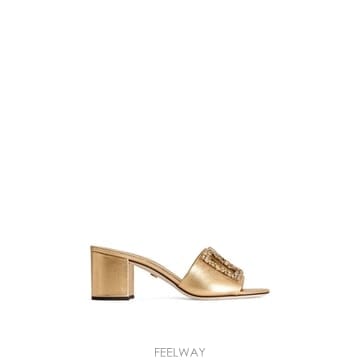 26 FW 돌체앤가바나 자수 나파 레더 뮬 CR2083A3M00 TP457536302