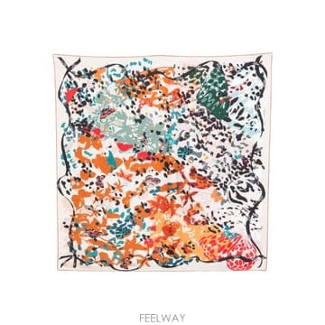 26 FW 펜디 버터플라이 프린트 스카프 FXT091AWER TP455367543