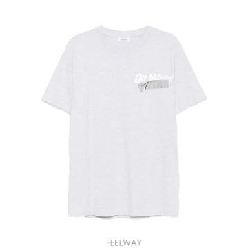 26 FW 오프화이트 테이프 디테일 티셔츠 OMAA027F25JER00B0801 TP454791326
