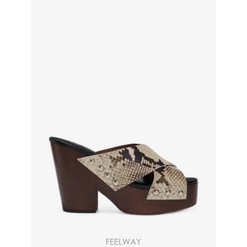 26 FW Paris Texas 마리솔 스네이크 스킨 이펙트 스터드 샌들 PX1989XPTTE TP45814