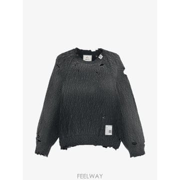 26 FW 메종미하라야스히로 디스트레스드 크루 넥 스웨터 J16SW702 TP459587436