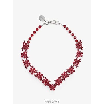 Simone Rocha 26 FW �ø� �λ� V���� �÷η� ��ũ���� NKS1210907BLOODRED TP45814291826 FW �ø� �λ� V���� �÷η� ��ũ���� NKS1210907BLOODR