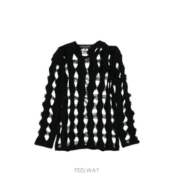 26 FW 꼼데가르송 디스트레스드 스웨터 PQN006 TP456351702