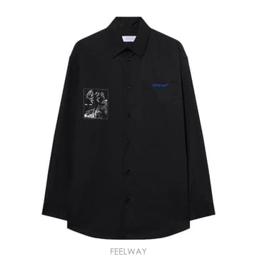 26 FW 오프화이트 페이디드 페인팅 셔츠 OMGE004F25FAB0031001 TP455348813