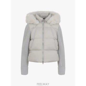 26 FW 무스너클 fur trim panelled jacket M36LK660W TP459455049