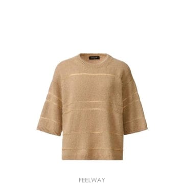 26 FW 파비아나필리피 스트라이프 반소매 스웨터 MAD226F388M4770000 TP459401315