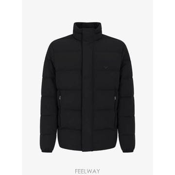 26 FW 아르마니 로고 패치 퀼팅 재킷 EM004948AF18499 TP459150406