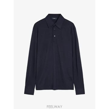 26 FW 에르노 긴소매 폴로 셔츠 JPL00156U52068 TP457834014