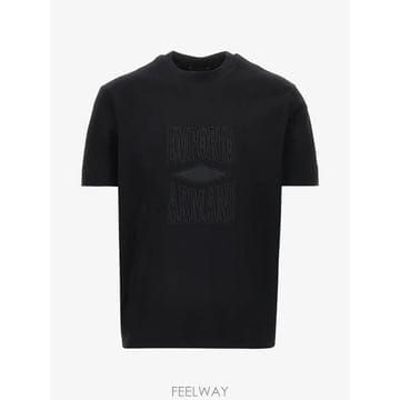26 FW 아르마니 로고 자수 티셔츠 EM007354AF13715 TP459128517