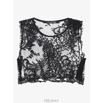 26 FW 로베르토 카발리 크롭 탑 RWT601RP003 TP454519799