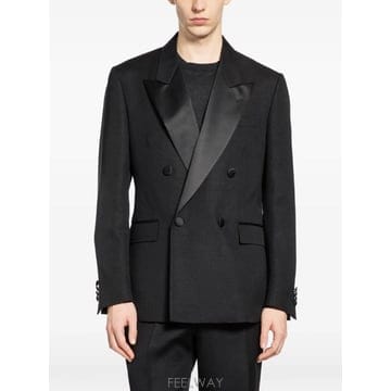 26 FW 라르디니 피크드 라펠 더블 브레스티드 수트 PA5927E1PAIF6641 TP457513332