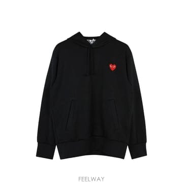 26 FW 꼼데가르송 하트 디테일 후드티 AXT174 TP459614959
