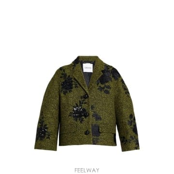 ERDEM 26 FW ������ embroidered cropped jacket AW26J680168028 TP45945126 FW ������ embroidered cropped jacket AW26J680168028