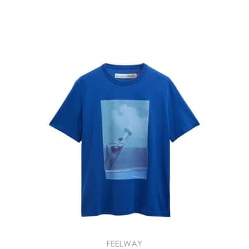 26 FW 바버 X 폴 스미스 그래픽 프린트 티셔츠 MTS1613BL51 TP458439499