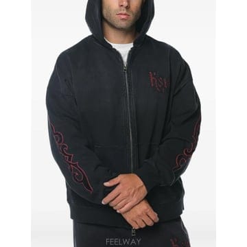 26 FW 수비 Paise embroidered zip up hoodie MPF26FL002 TP459614