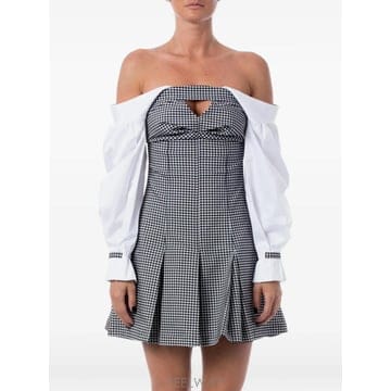 Opening Ceremony 26 FW �����׼����Ӵ� inverted pleat bustier mini dress P19AKL1525126 FW �����׼����Ӵ� inverted pleat bustier mini dress