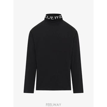 Loewe 26 FW �ο��� logo print high neck long sleeve T shirt H526Y27J226 FW �ο��� logo print high neck long sleeve T shirt 
