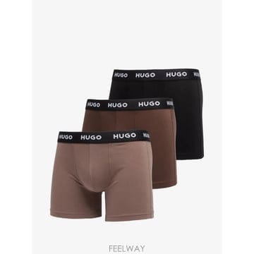 26 FW HUGO 로고 밴드 복서 브리프 3팩 세트 50532613 TP458140721