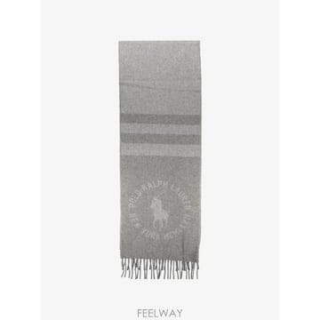 26 FW 폴로 랄프로렌 로고 프린트 스트라이프 스카프 449891311002 TP459442198