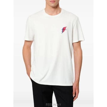 26 FW 이자벨마랑 오노레 라이트닝 볼트 프린트 티셔츠 TS0052HED4N03H TP458661760