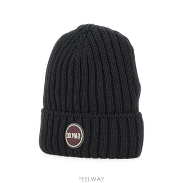 26 FW 콜마 ribbed knit logo patch beanie hat 50000096N2YB99 TP