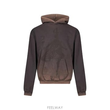 26 FW 리프리젠트 247 폴른 엔젤 그래픽 프린트 페이디드 이펙트 후드티 247M10017744 TP45