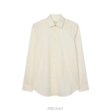 26 FW 폴스미스 레귤러 핏 베이지 스트라이프 코튼 실크 셔츠 M1RA112W03108 TP45714526