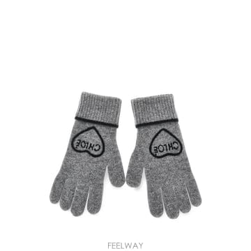 Chloe 26 FW ���ο� The Chloe Encoeur gloves in wool   cashmere 26SKG026 FW ���ο� The Chloe Encoeur gloves in wool   cashme