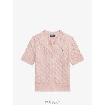 Ralph Lauren 26 FW ���� �����η� cable knit short sleeve cardigan 211B2169100226 FW ���� �����η� cable knit short sleeve cardigan 2