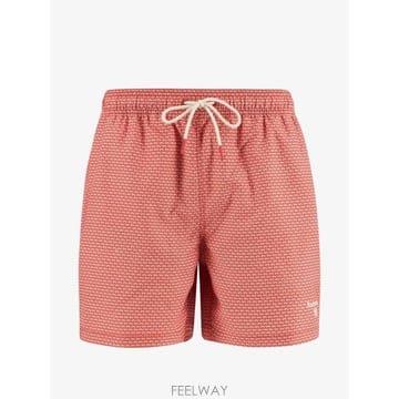 26 FW 바버 셸 기하학 프린트 드로스트링 스윔 쇼츠 MSW0069RE51 TP458421472