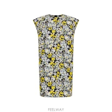 Marni 26 FW ������ �÷η� ����Ʈ Ƽ��� �̵� �巹�� ABMA1602A0UTC650 TP45449033026 FW ������ �÷η� ����Ʈ Ƽ��� �̵� �巹�� ABMA1602