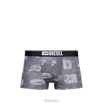 26 FW 디젤 로고 프린트 스트라이프 복서 브리프 A193040LKDK TP459692624
