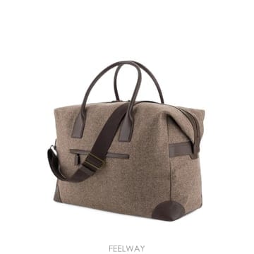 | Other Brand | 26 FW Boggi Milano duffle bag in leather and wool blend BO2626 FW Boggi Milano duffle bag in leather and wool blen